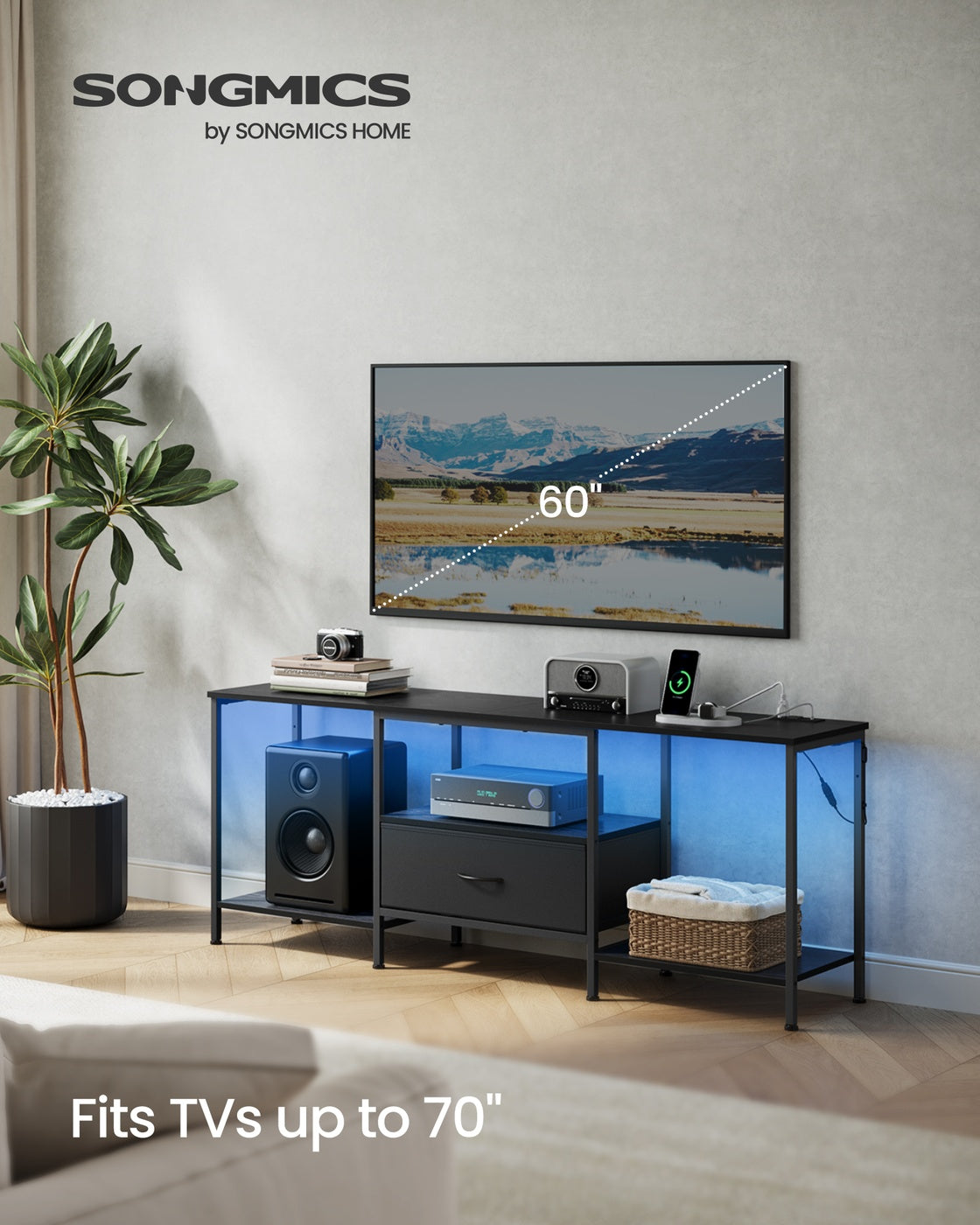 TV Stand for TVs Up to 70 Inches - image 2
