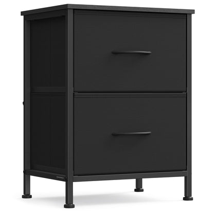 Modern nightstand with drawers for bedroom - image 56