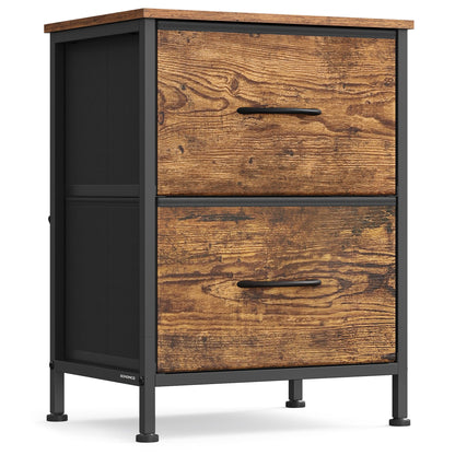 Modern nightstand with drawers for bedroom - image 57