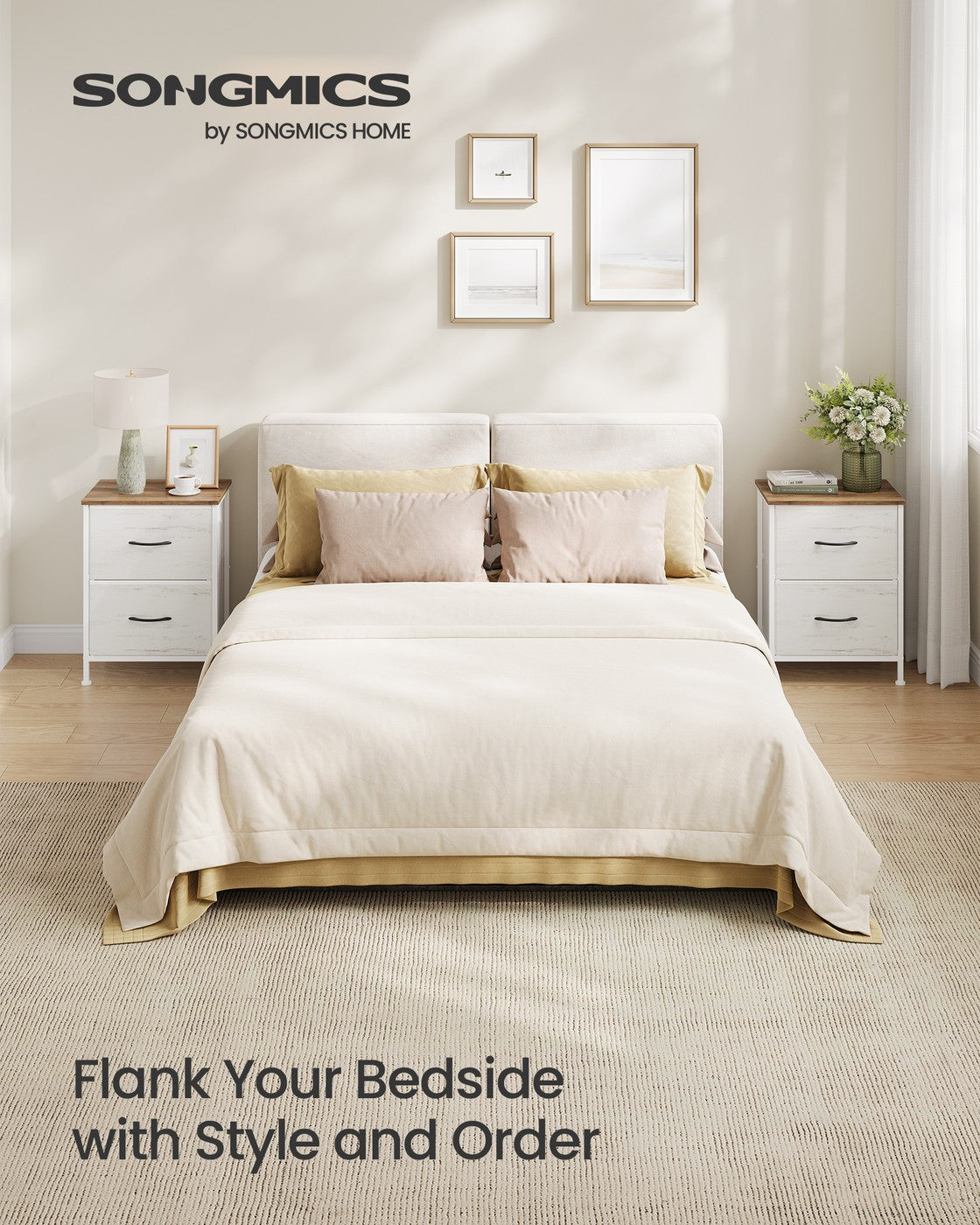 Modern nightstand with drawers for bedroom - image 32
