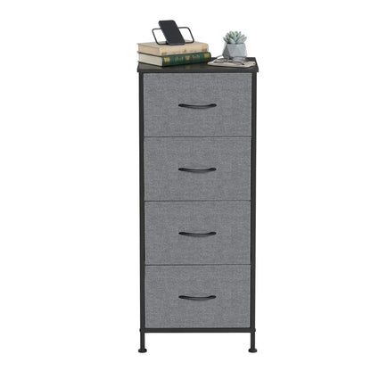 2-drawer bedside table with fabric storage - image 62