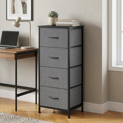 2-drawer bedside table with fabric storage - image 65