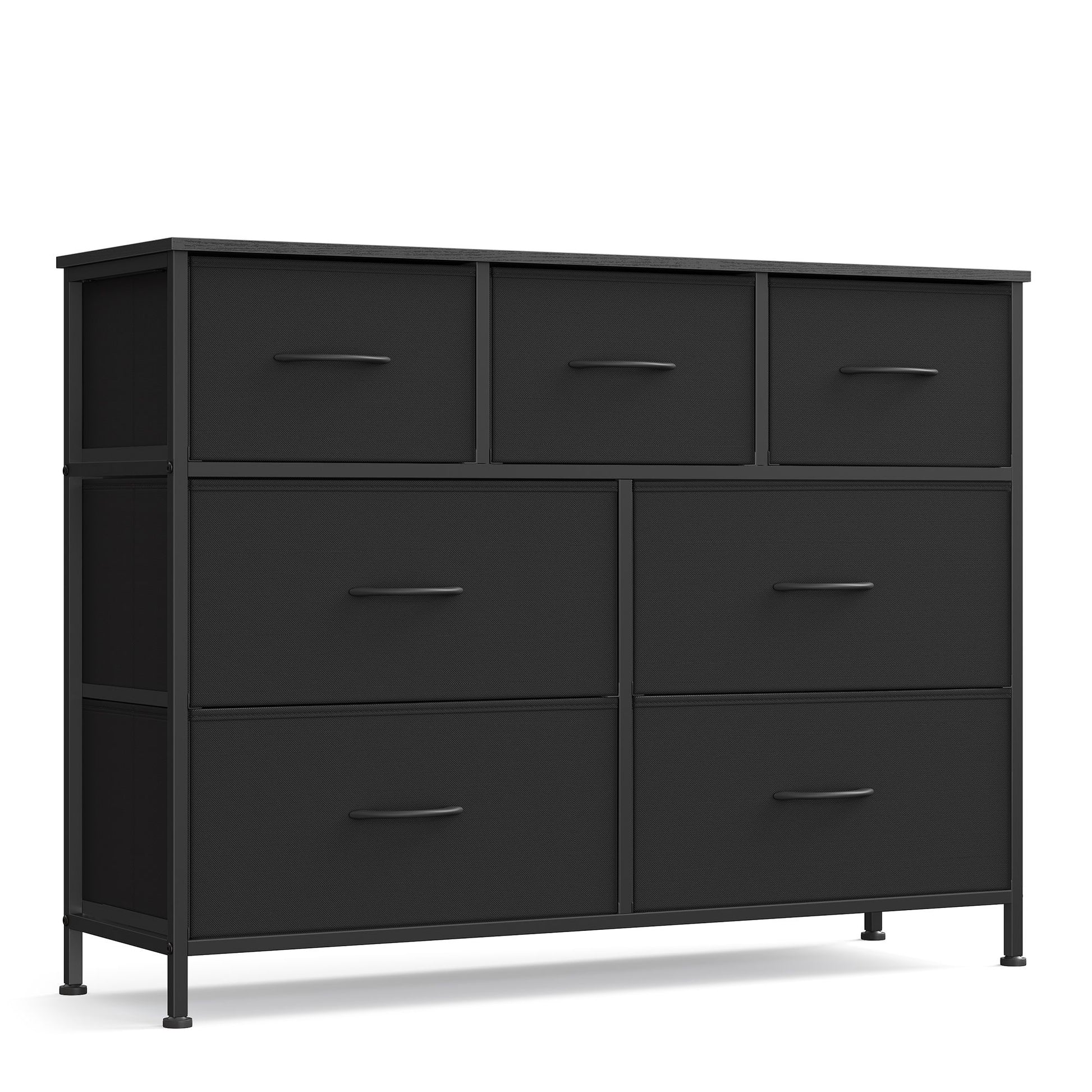 Dresser for Bedroom, Wide Dresser with 7 Fabric Drawers - image 1