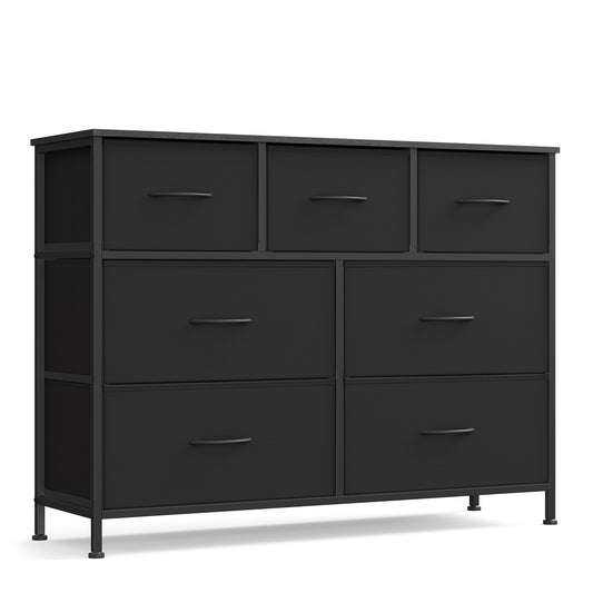 Dresser for Bedroom, Wide Dresser with 7 Fabric Drawers - image 1