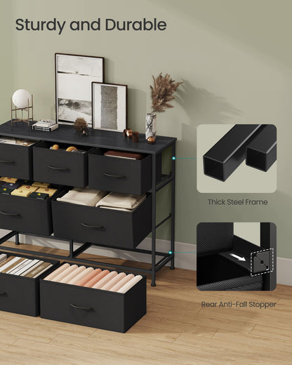 Dresser for Bedroom, Wide Dresser with 7 Fabric Drawers - image 6