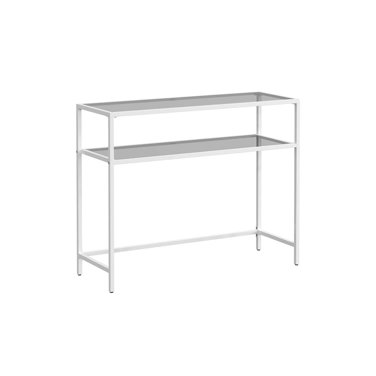 Entrance Table with Tempered Glass Table Top and Adjustable Legs - image 1