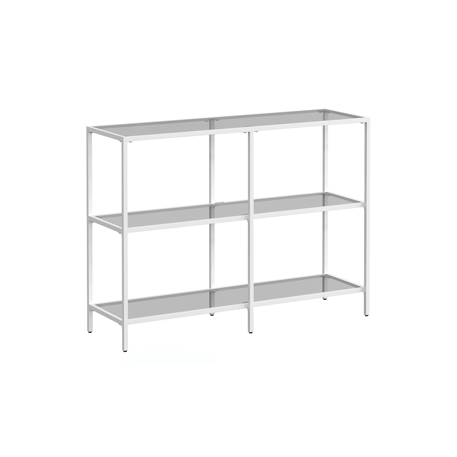 39.4 Inch Console Table with 3 Shelves