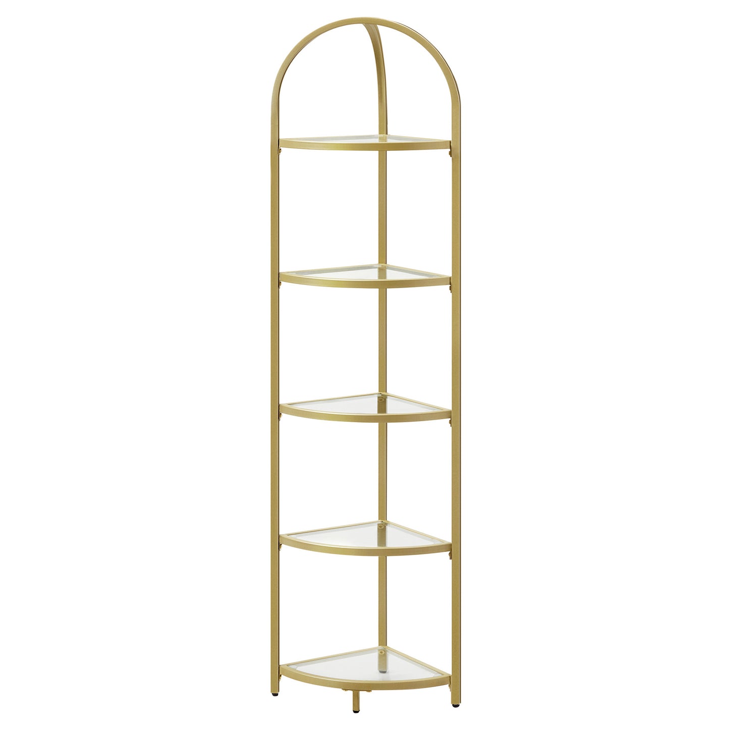 5-Tier Corner Shelf Stand, Corner Bookshelf, Bathroom Organizer - image 1