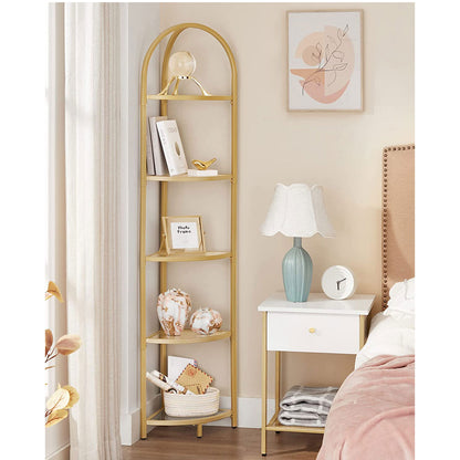 Golden 5 Tier Corner Shelf Unit - image 10