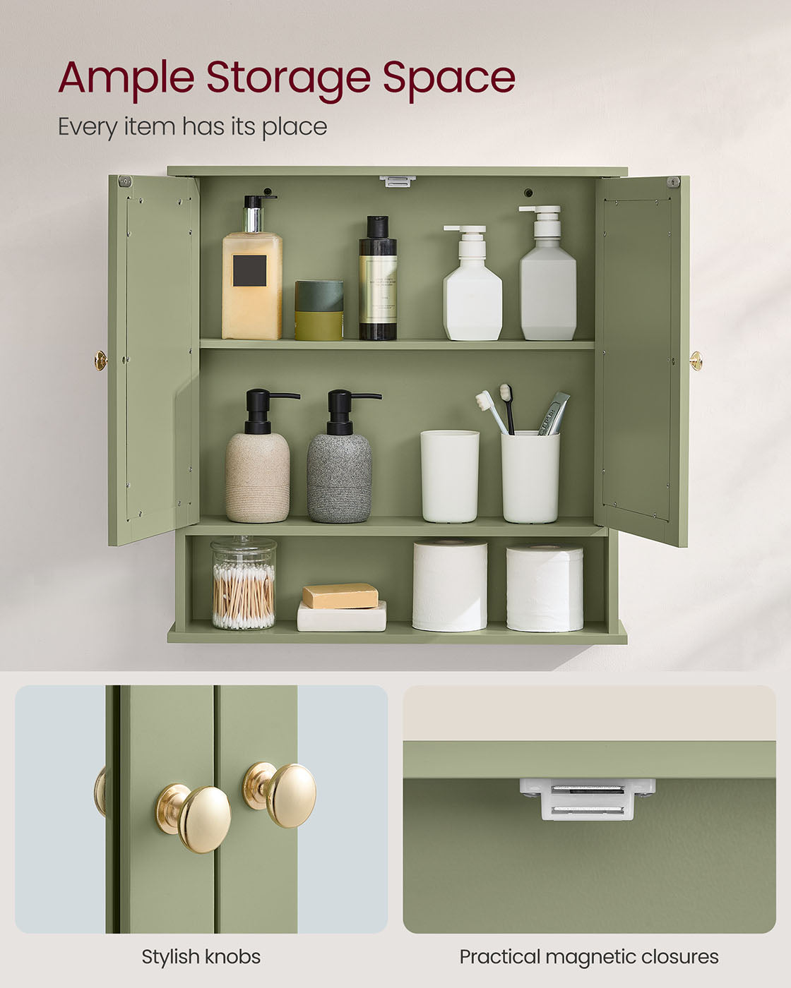 Bathroom Cabinet with Mirror