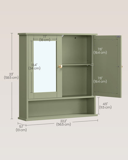 Bathroom Cabinet with Mirror