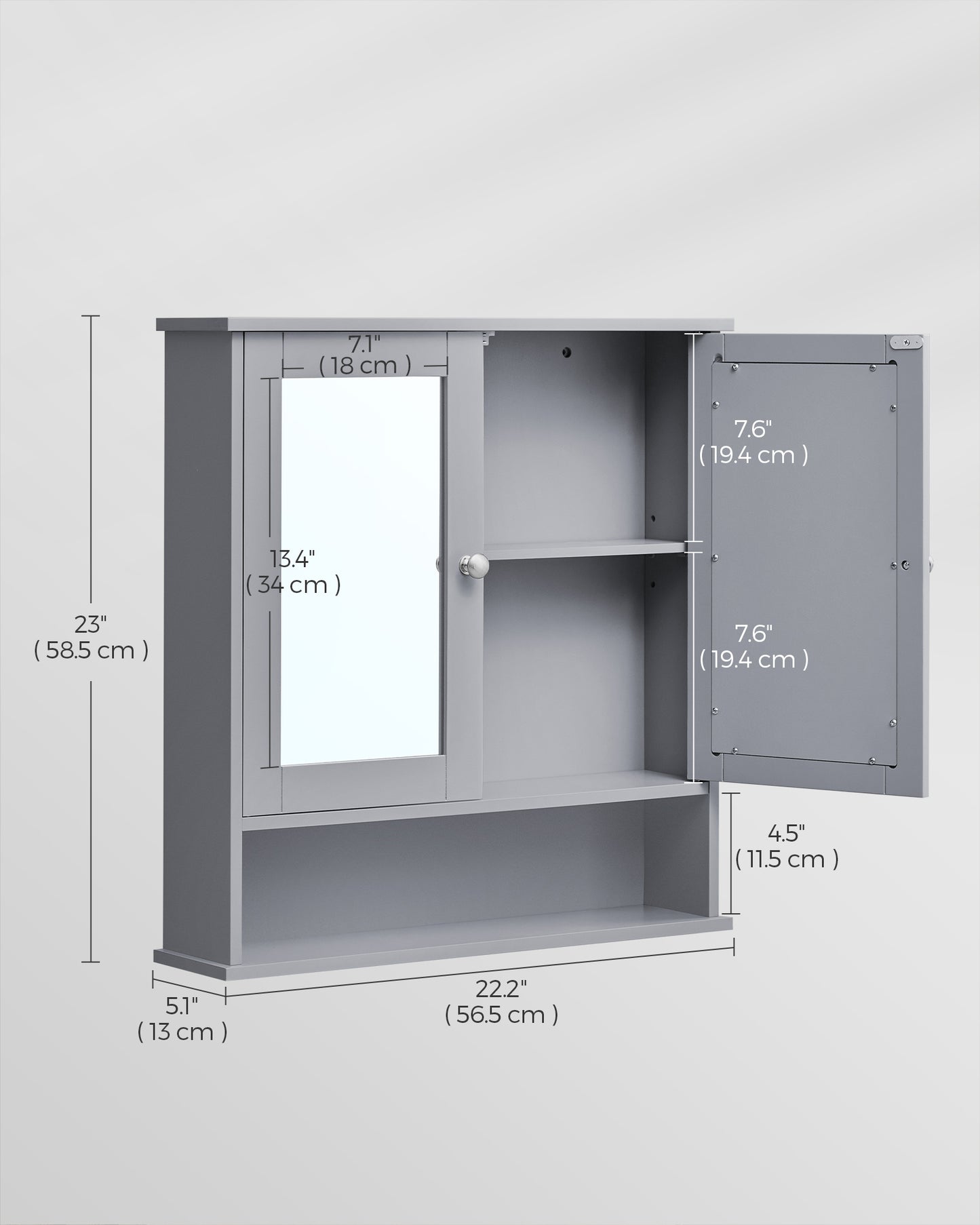 Bathroom Cabinet with Mirror