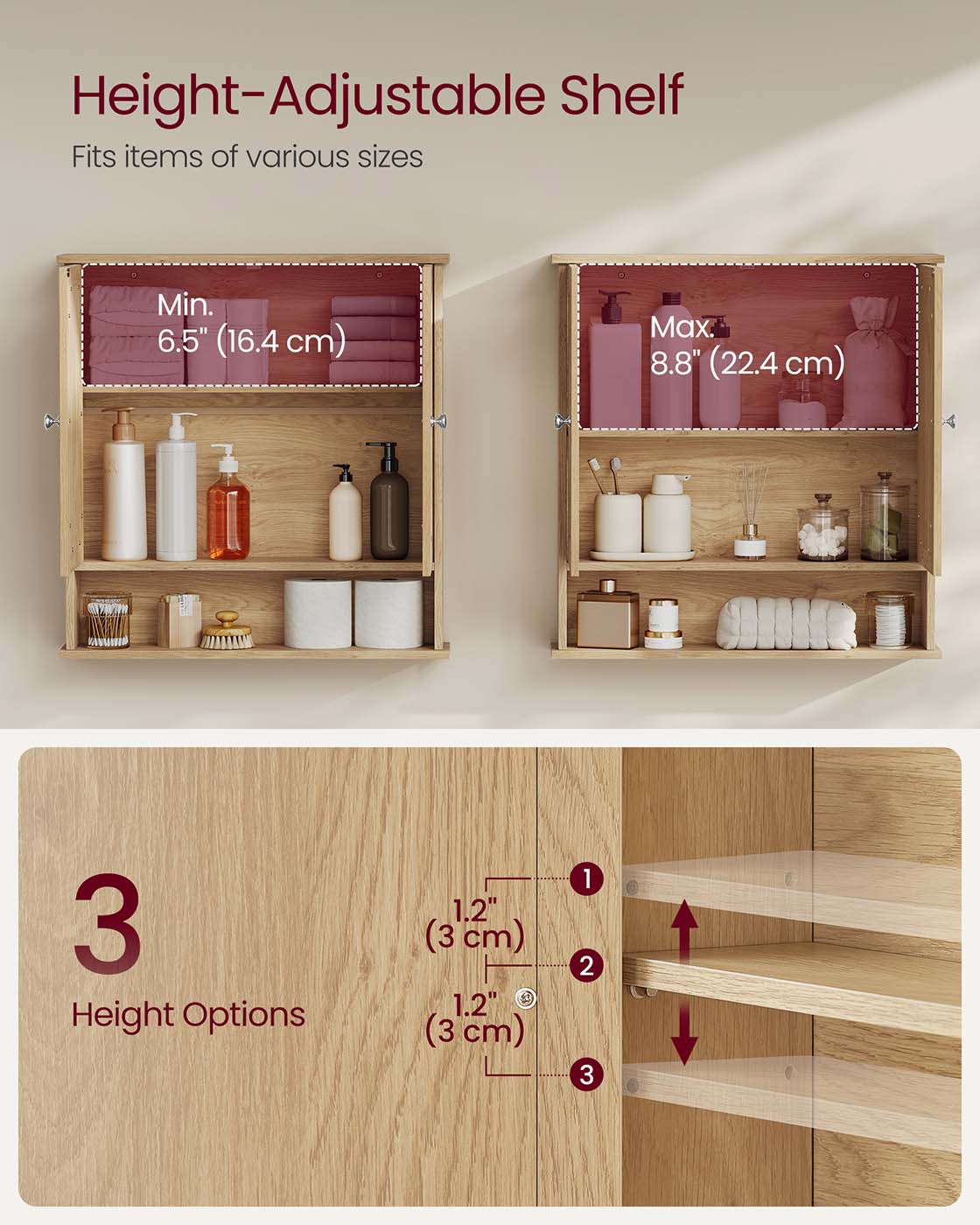 Bathroom Cabinet with Mirror
