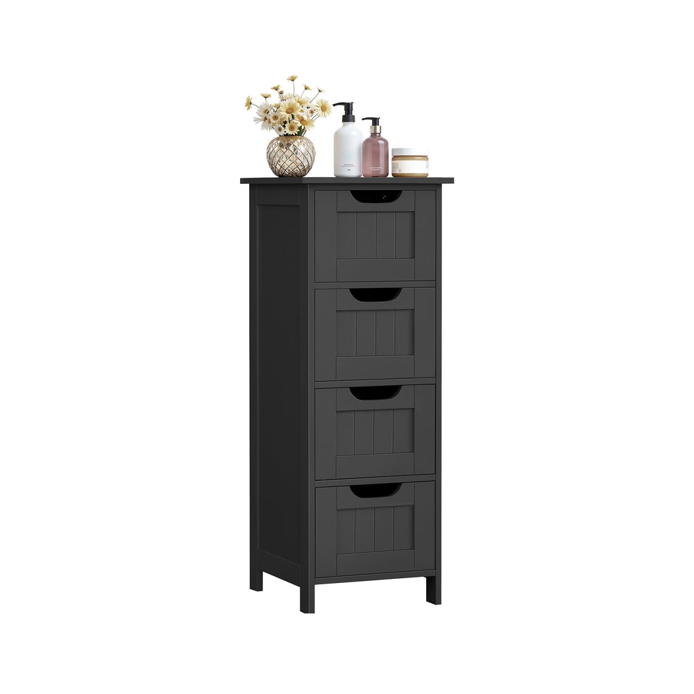 Bathroom Floor Storage Cabinet with 4 Drawers Mystic Grey - image 18
