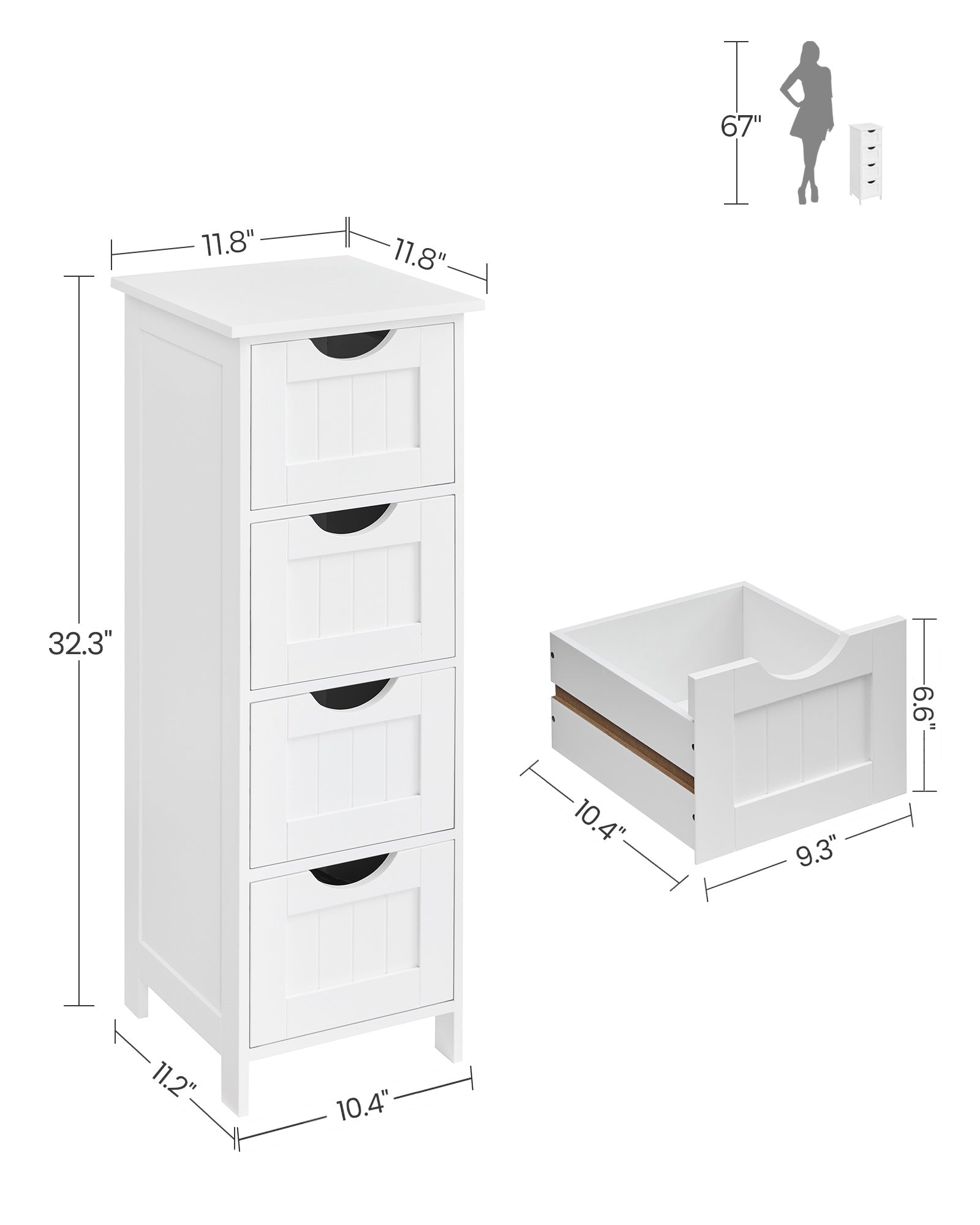 Bathroom Storage Cabinet - image 6