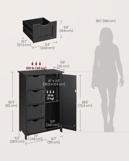 Storage Cabinet with Drawers and Door - image 20