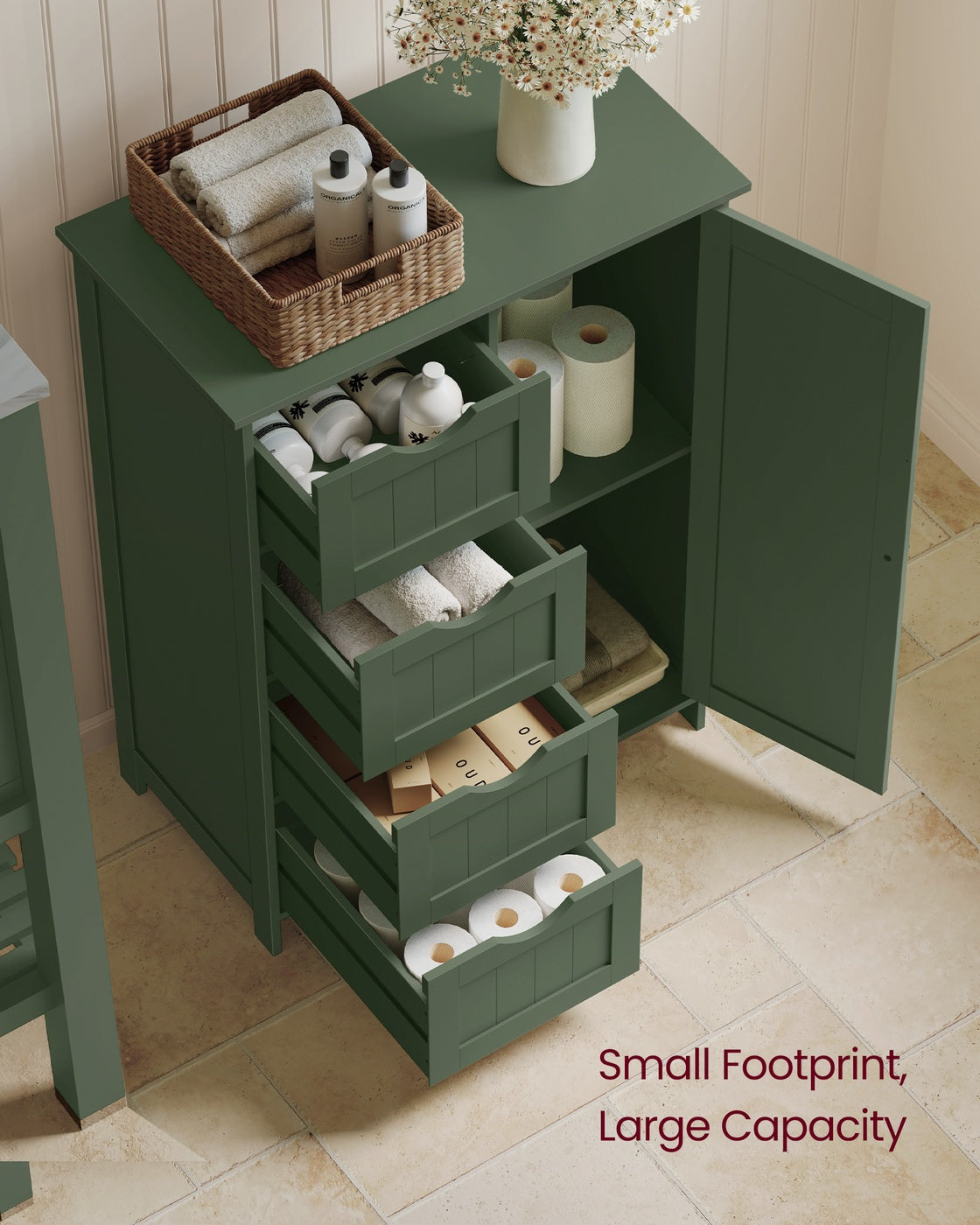 Storage Cabinet with Drawers and Door - image 9