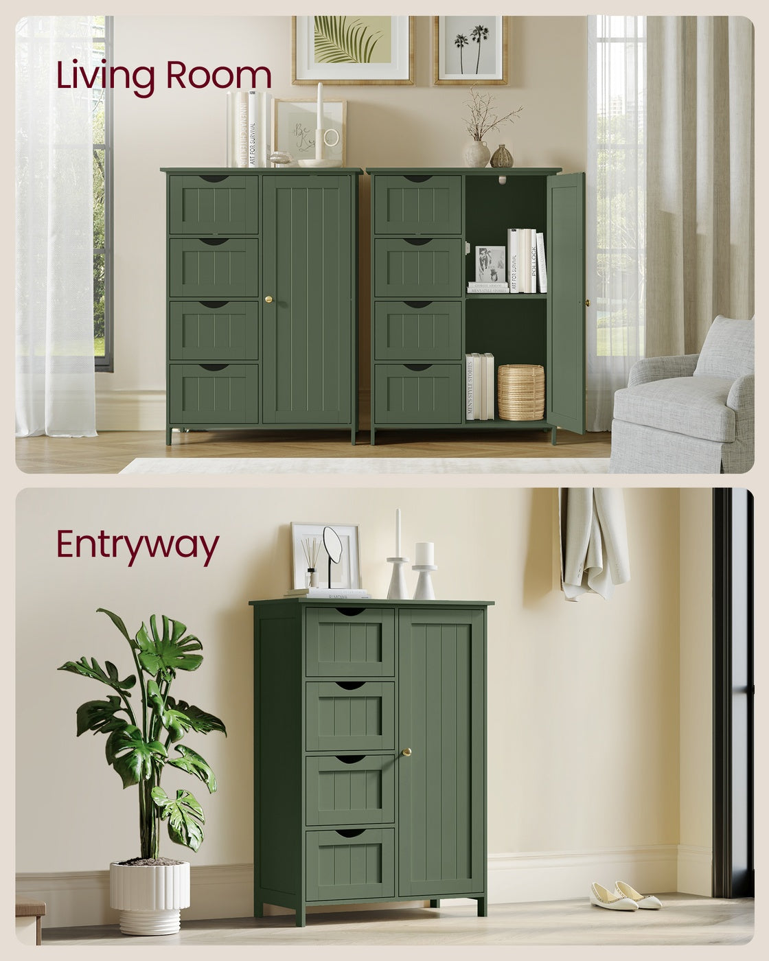 Storage Cabinet with Drawers and Door - image 12