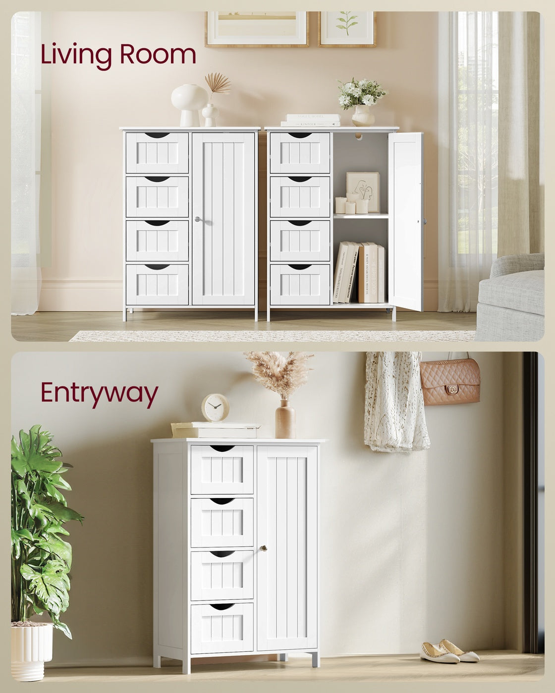 Storage Cabinet with Drawers and Door - image 5