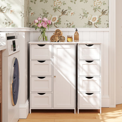 Bathroom Floor Storage Cabinet, Bathroom Storage Unit with 4 Drawers - image 9