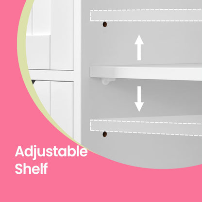 Bathroom Floor Storage Cabinet, Bathroom Storage Unit with 4 Drawers - image 11