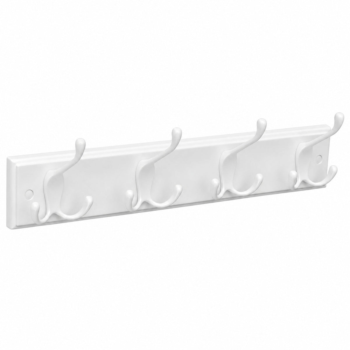 Wall Mounted Coat Hooks, White