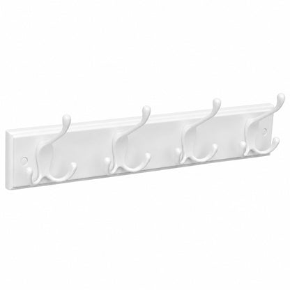 Wall Mounted Coat Hooks, White