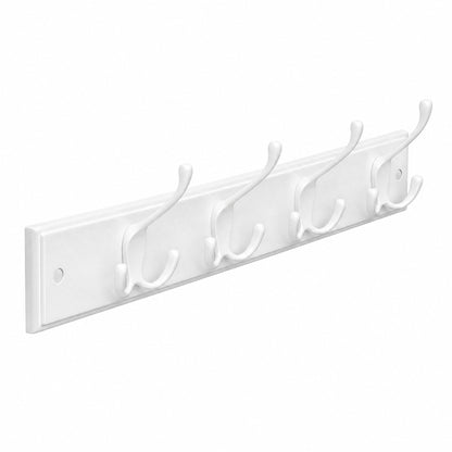 Wall Mounted Coat Hooks, White