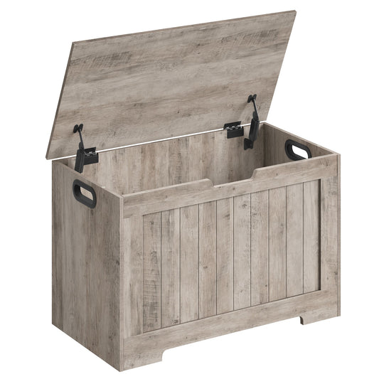 29.9 Inches Width Storage Chest with 2 Safety Hinges - HWLEXTRA 