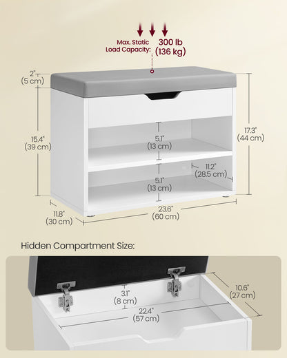 Shoe Bench with Cushion - image 5