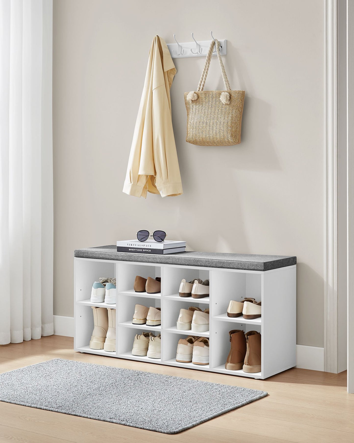 Shoe Bench Storage Cabinet - image 3