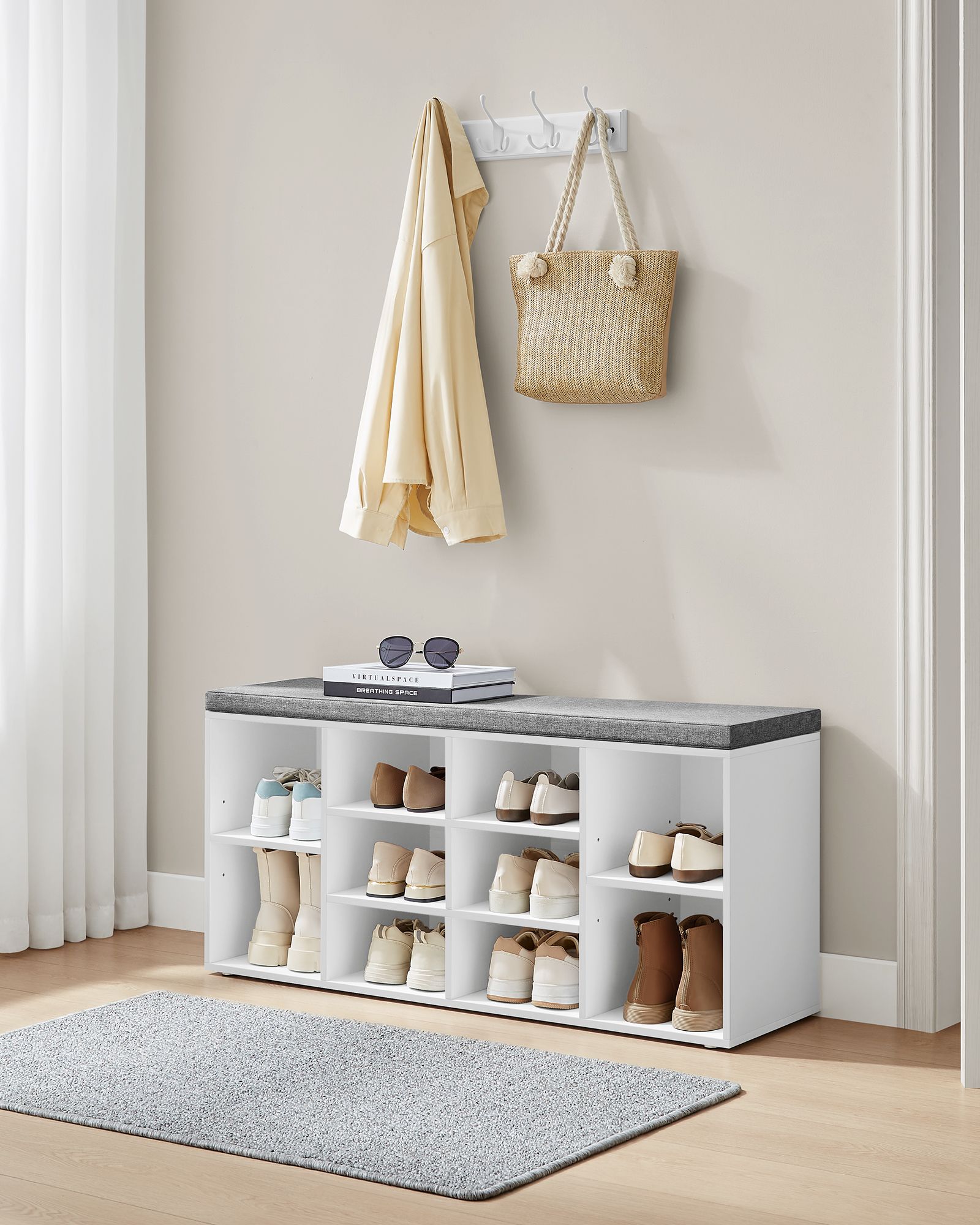 Shoe Bench Storage Cabinet - image 3
