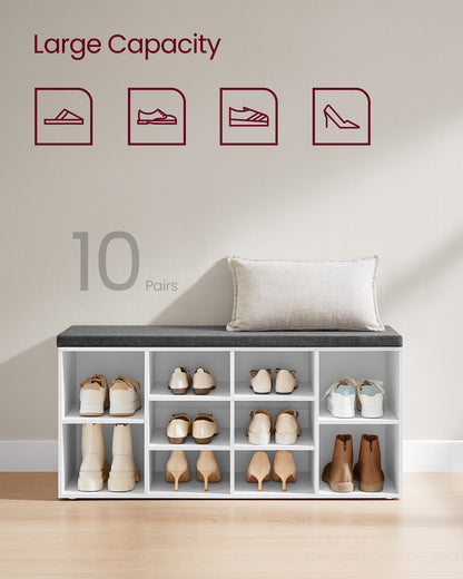 Shoe Bench Storage Cabinet - image 5