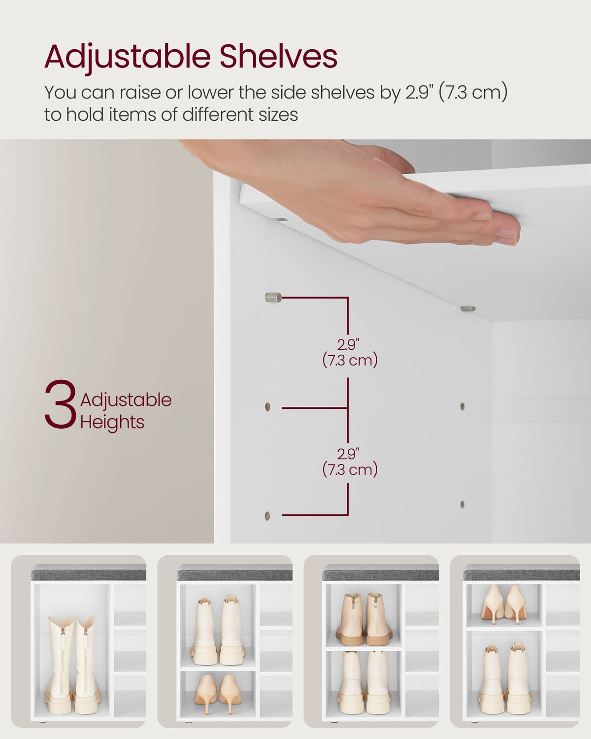 Shoe Bench Storage Cabinet - image 6