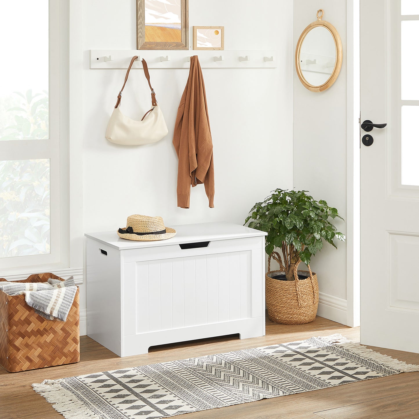 Entryway Storage Chest Bench - image 7