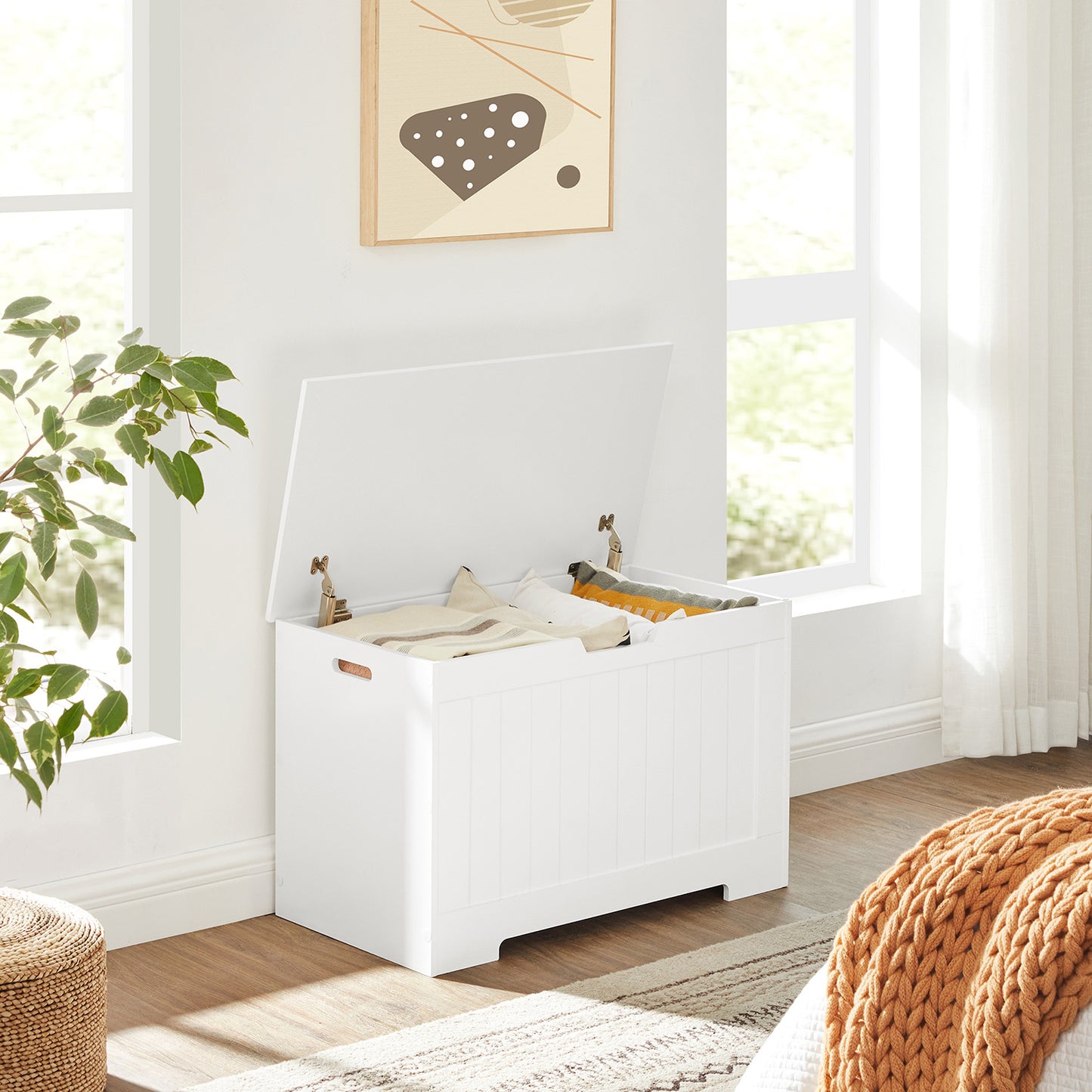 Entryway Storage Chest Bench - image 2