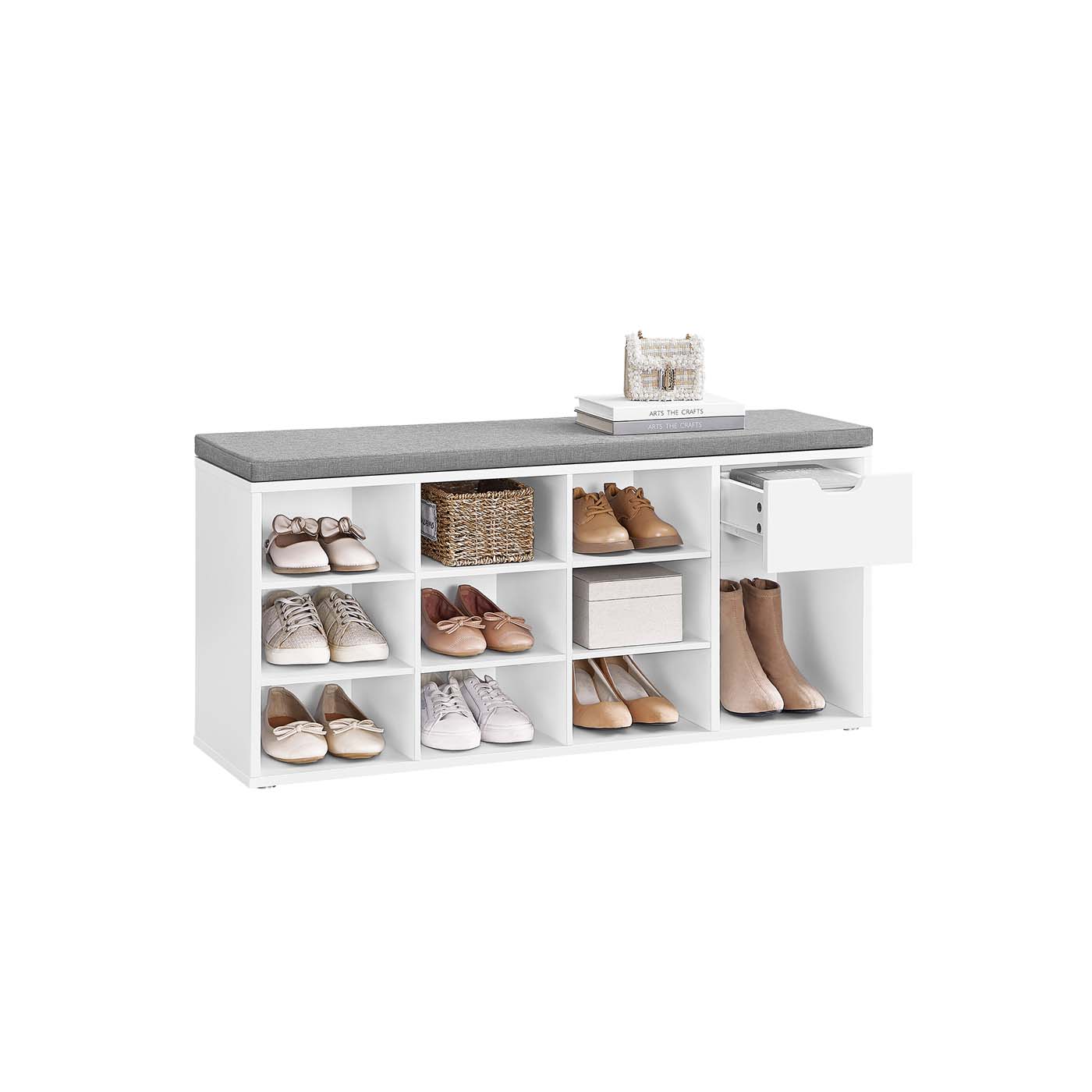 Open Compartments Shoe Bench - image 1