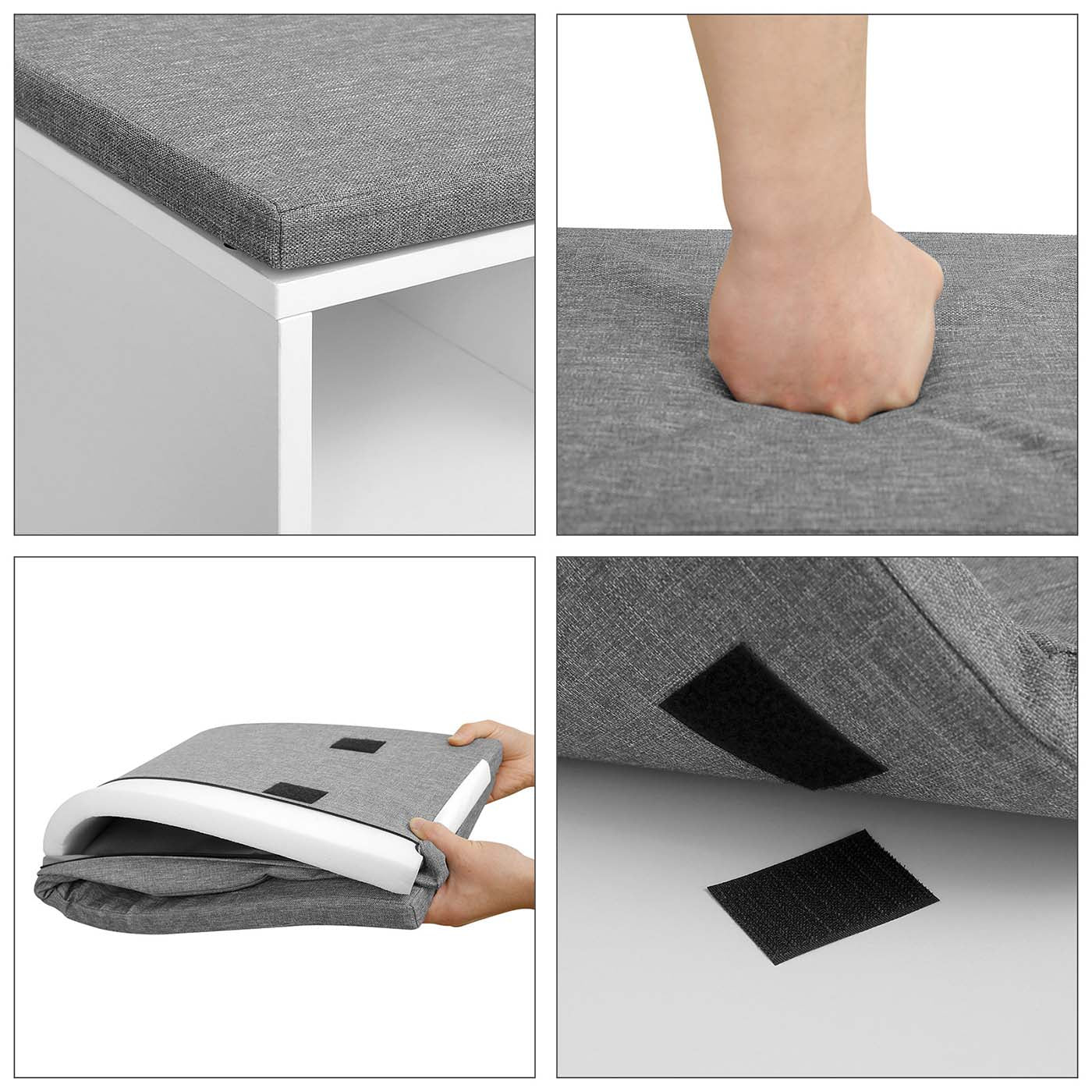 Open Compartments Shoe Bench - image 6