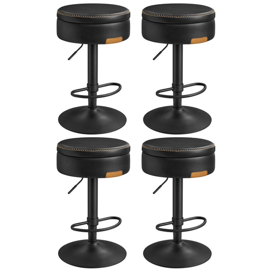 360° Swivel Bar Stools Set of 4 - image 1