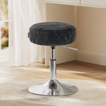 Adjustable Vanity Stool, Makeup Vanity Chair, Cream White