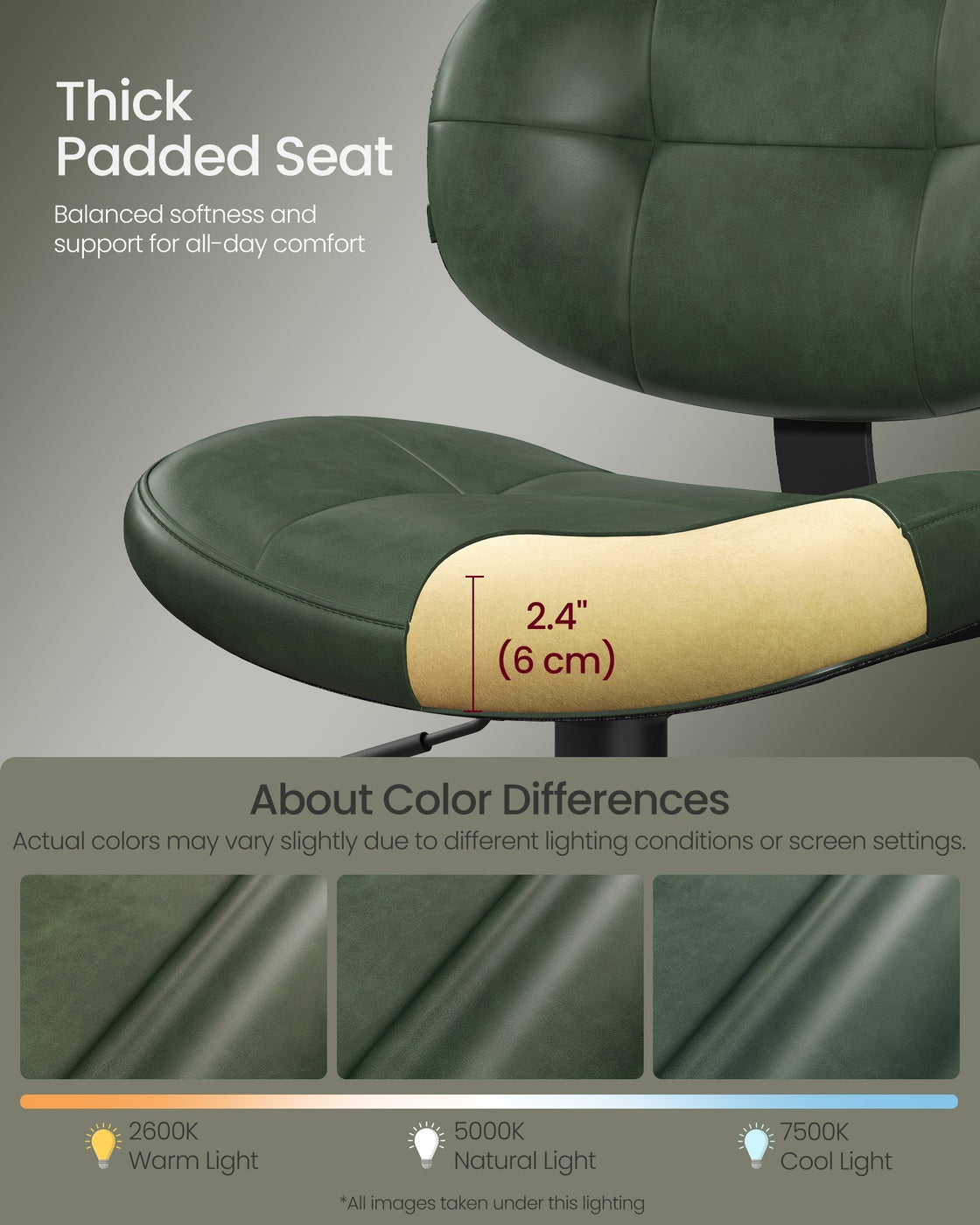 PU leather swivel bar stools with back and footrest - image 26