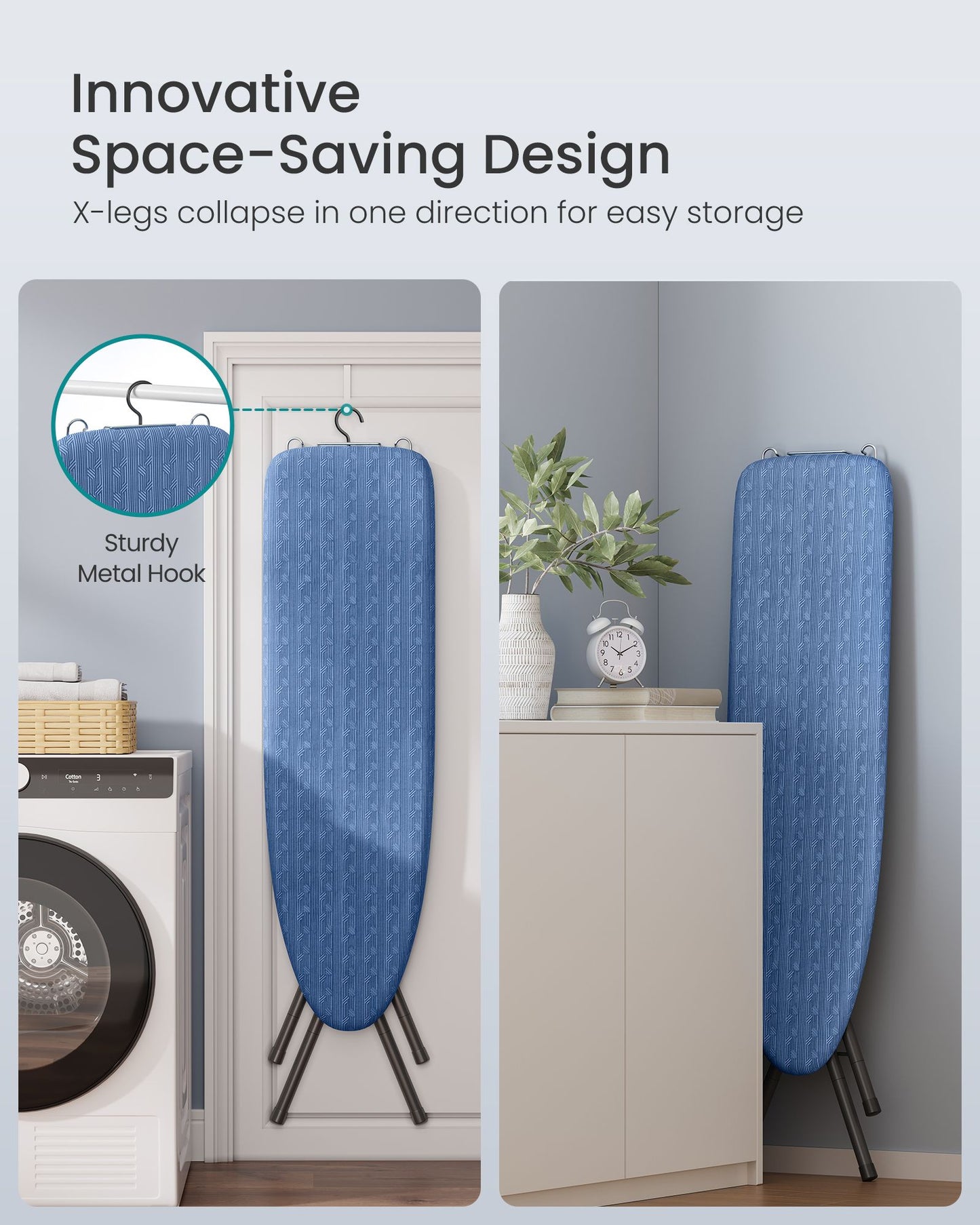 Ironing Board, Foldable Iron Board, Height Adjustable - image 2