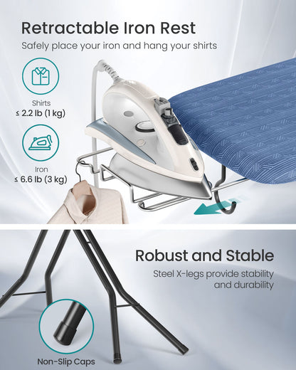Ironing Board, Foldable Iron Board, Height Adjustable - image 5
