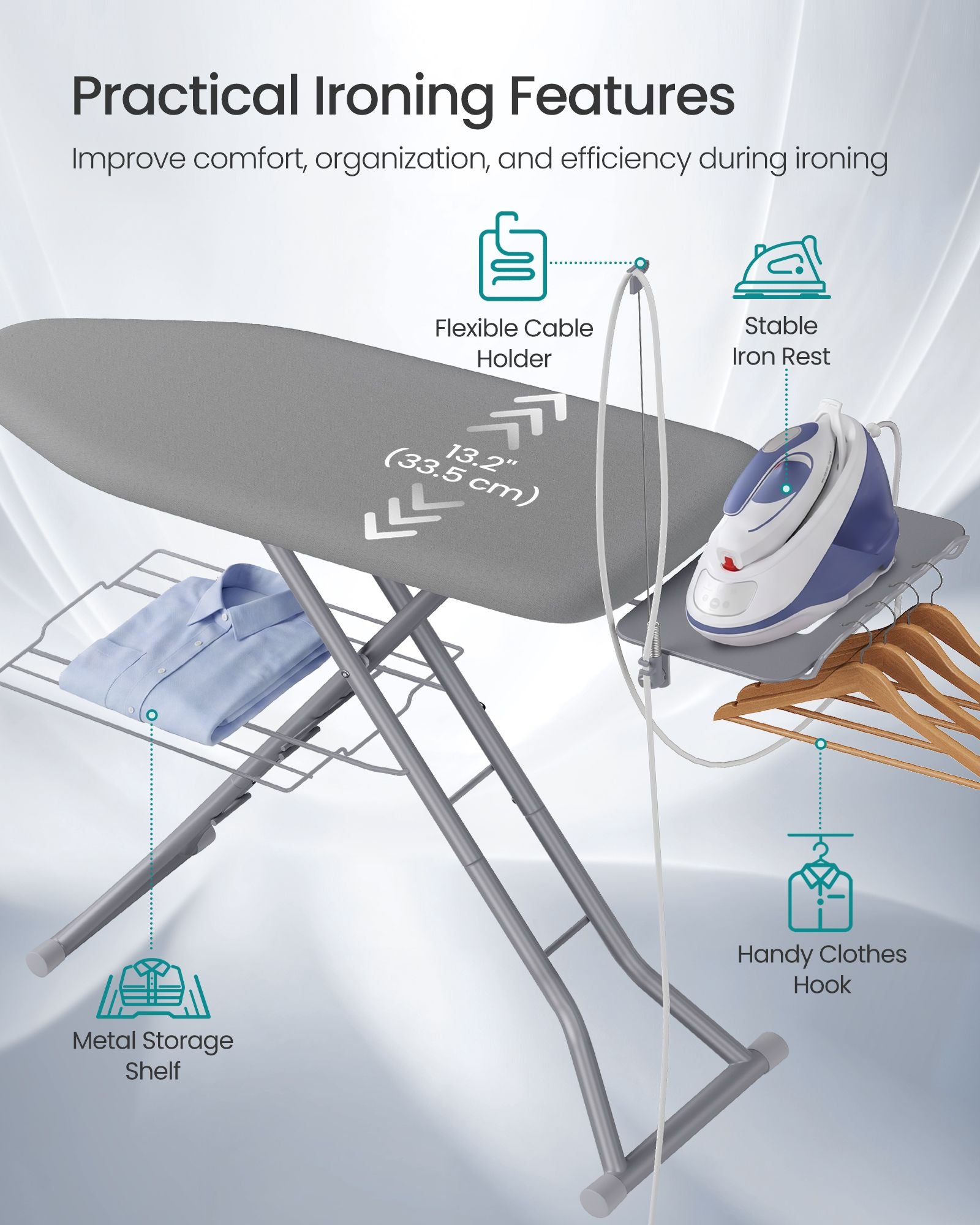 Ironing Board Full Size, for Laundry Room - image 2