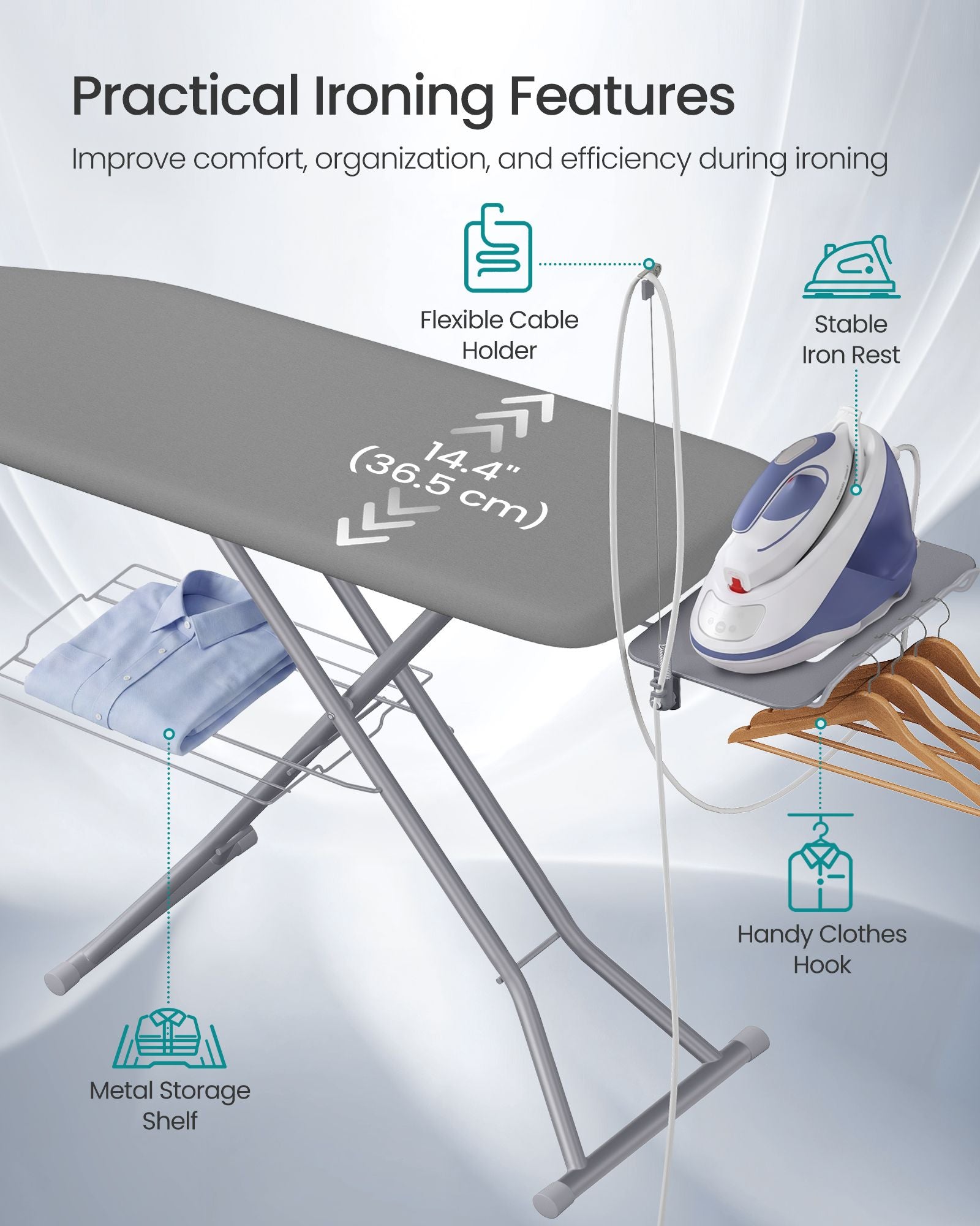 Ironing Board Full Size, for Laundry Room - image 6