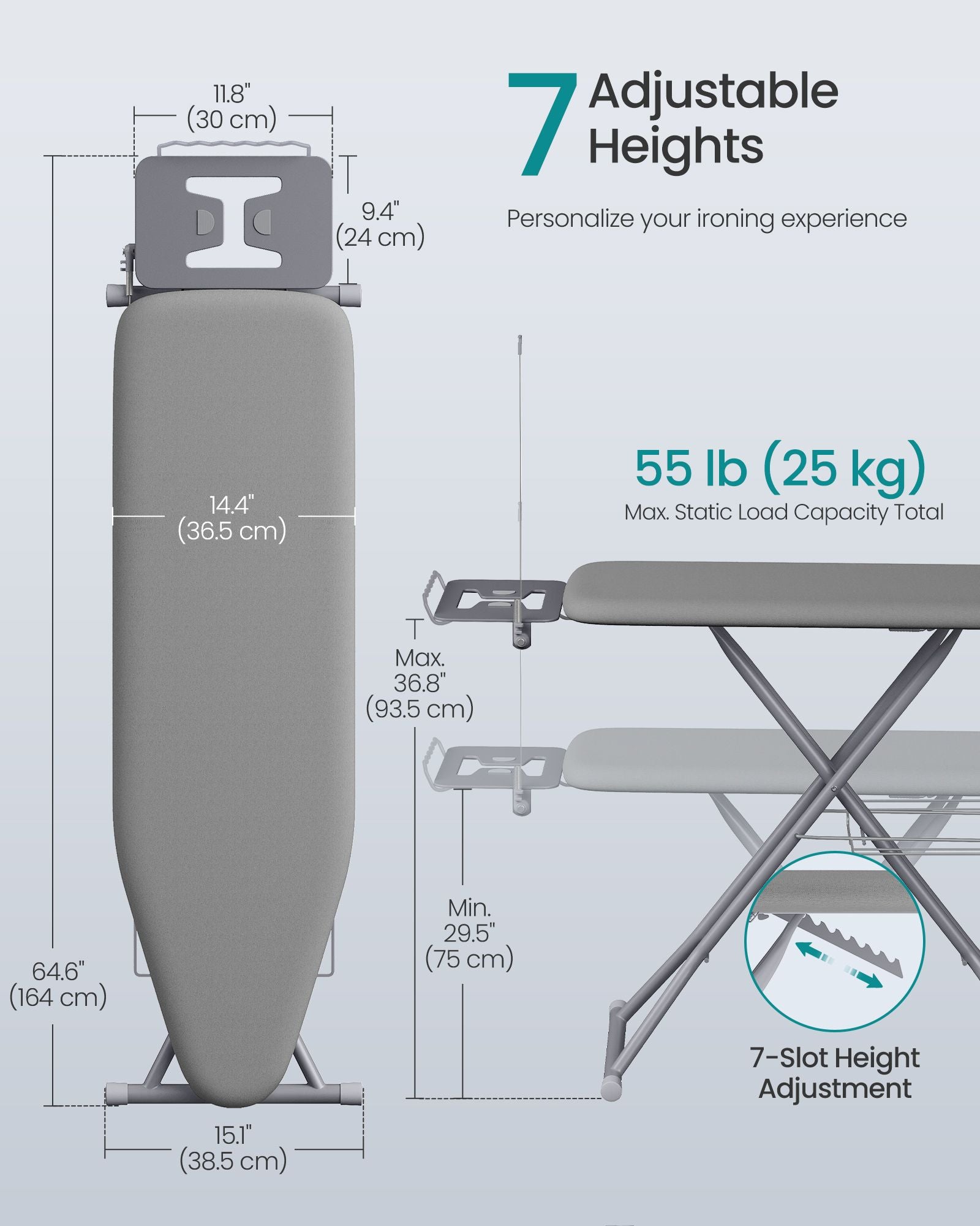 Ironing Board Full Size, for Laundry Room - image 8