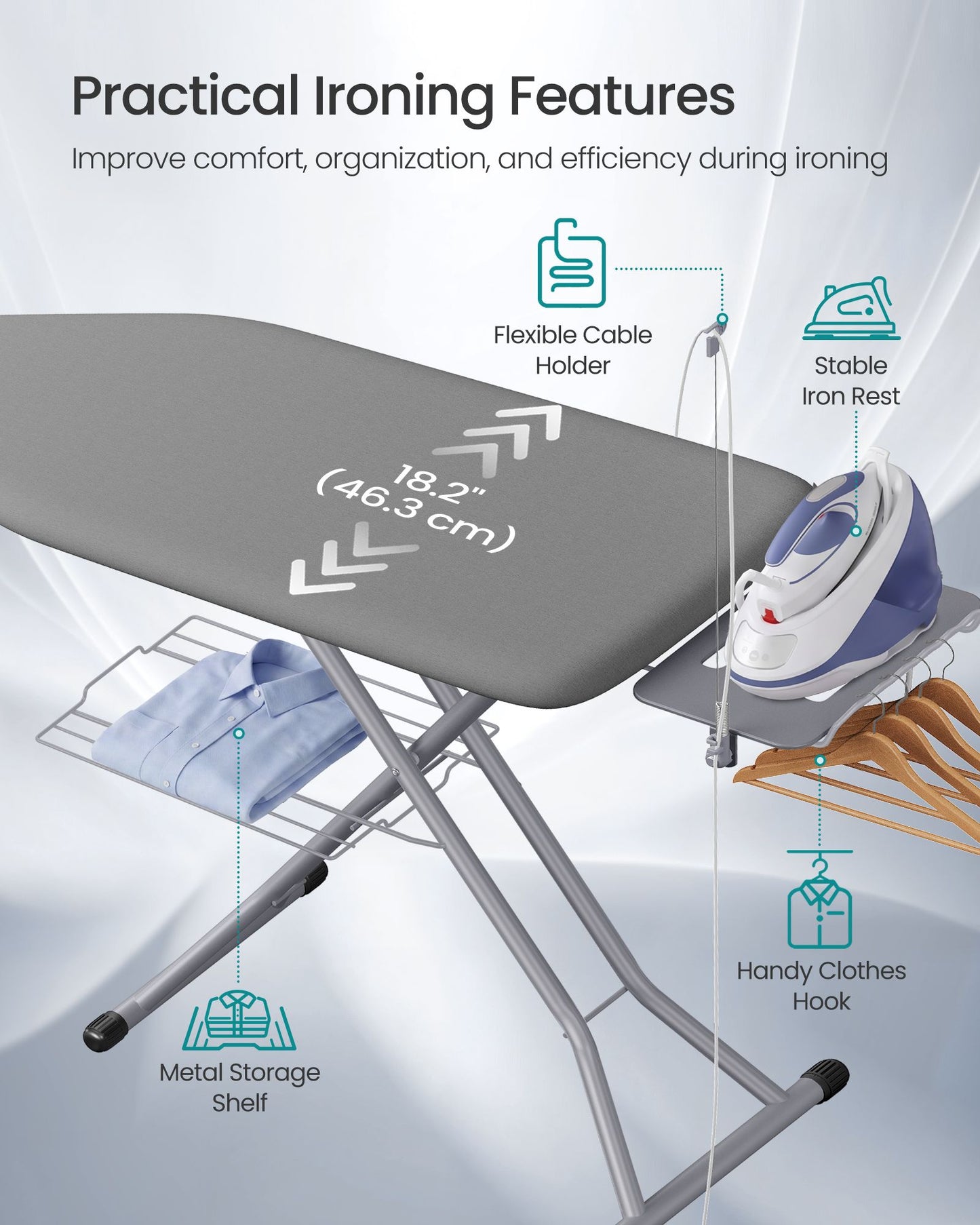 Ironing Board Full Size, for Laundry Room - image 10