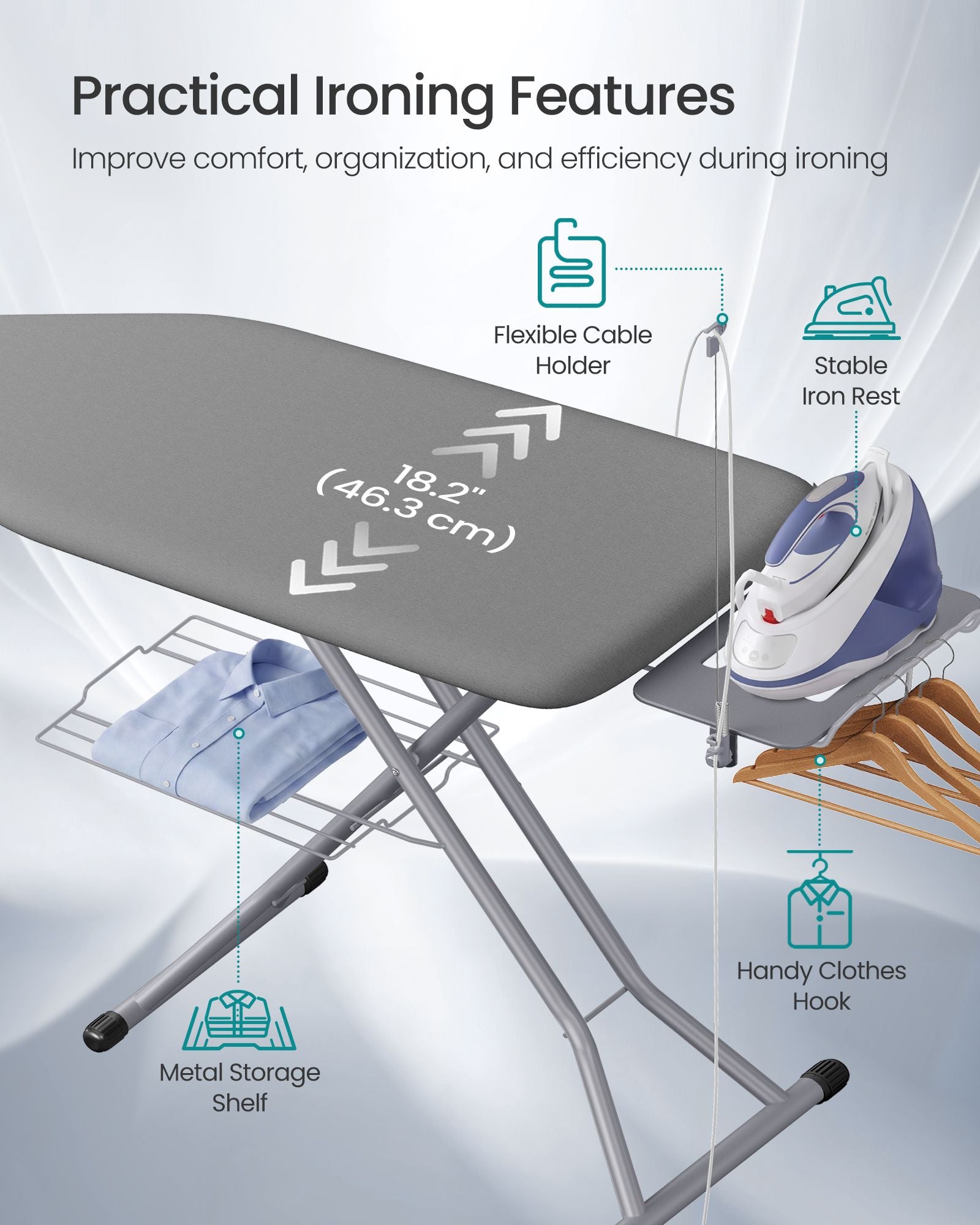 Ironing Board Full Size, for Laundry Room - image 10