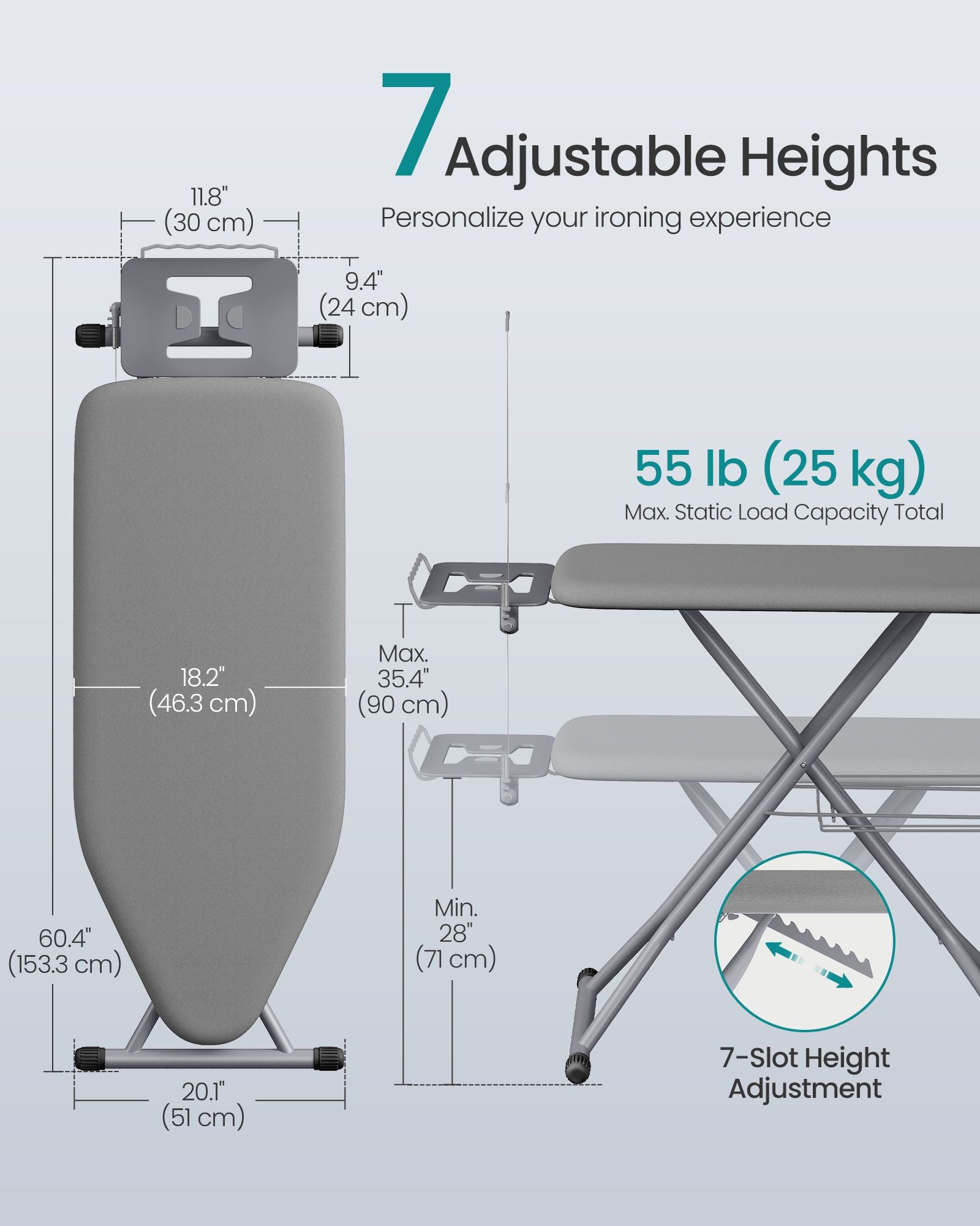 Ironing Board Full Size, for Laundry Room - image 12
