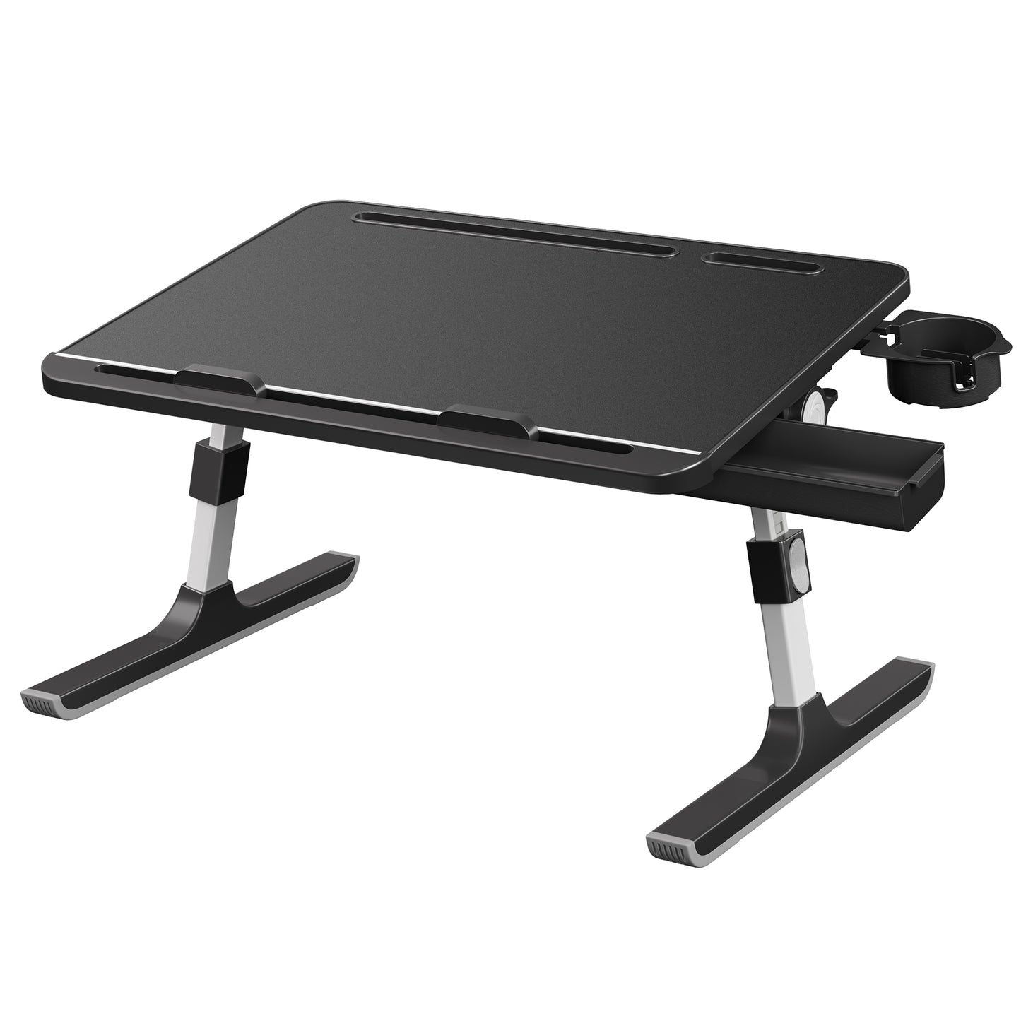 hwl-catalog:lap-desk-height-angle-adjustable-laptop-stand-for-bed-foldable-bed-tray-table-black:image:1